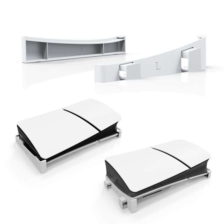 For PS5 Slim JYS-P5189 Console Horizontal Placement Stand Digital / Optical Drive Vers ... (White)