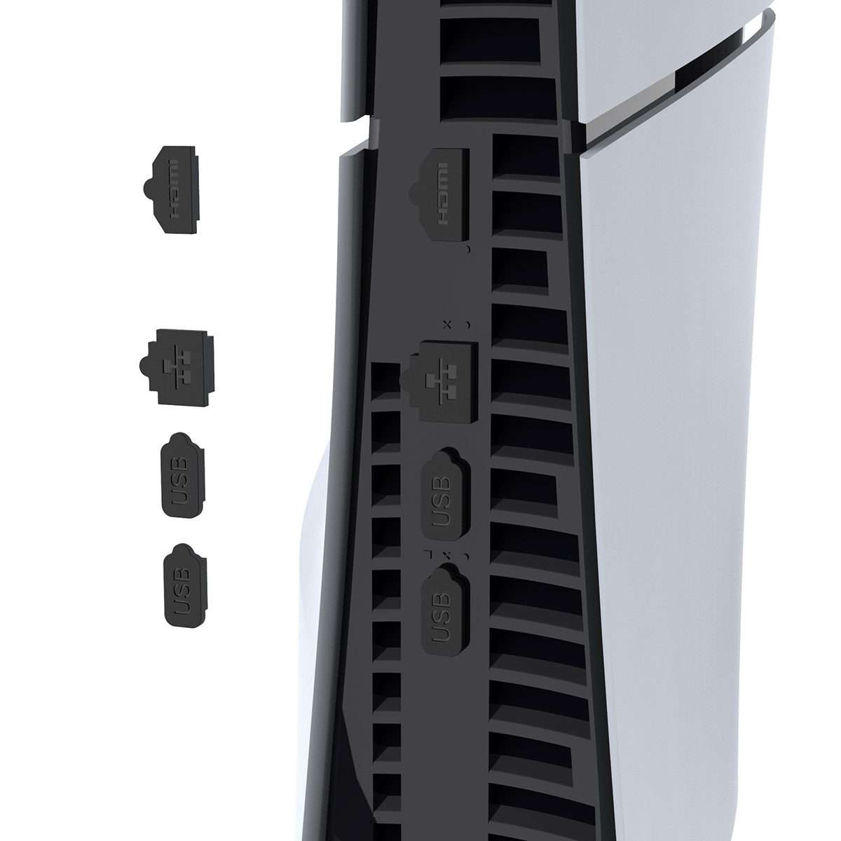 For Sony PS5 Slim IPEGA PG-P5S012 Game Console Dust Plug Set(PG-P5S012)