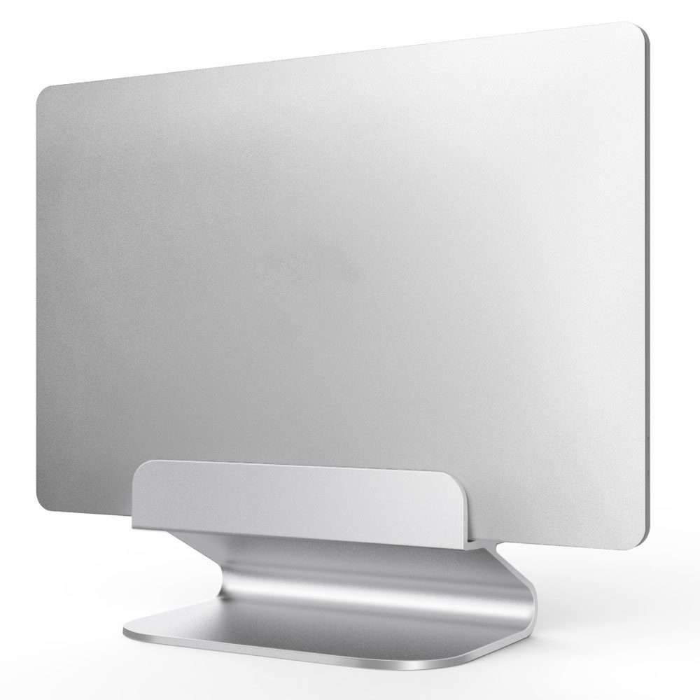AhaStyle ST07 Laptop Stand Tablet Vertical Aluminum Desktop Storage Base(Silver)