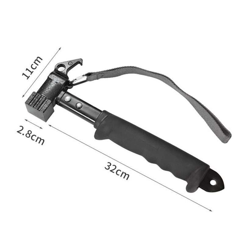 Outdoor Camping Tent Canopy Nail Hammer Multi-Function Nail Puller(YY02)