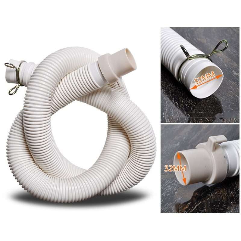 0.8m Diameter 32mm Extended Drain Hose for Washing Machine / Kitchen Basin / Bathtub
