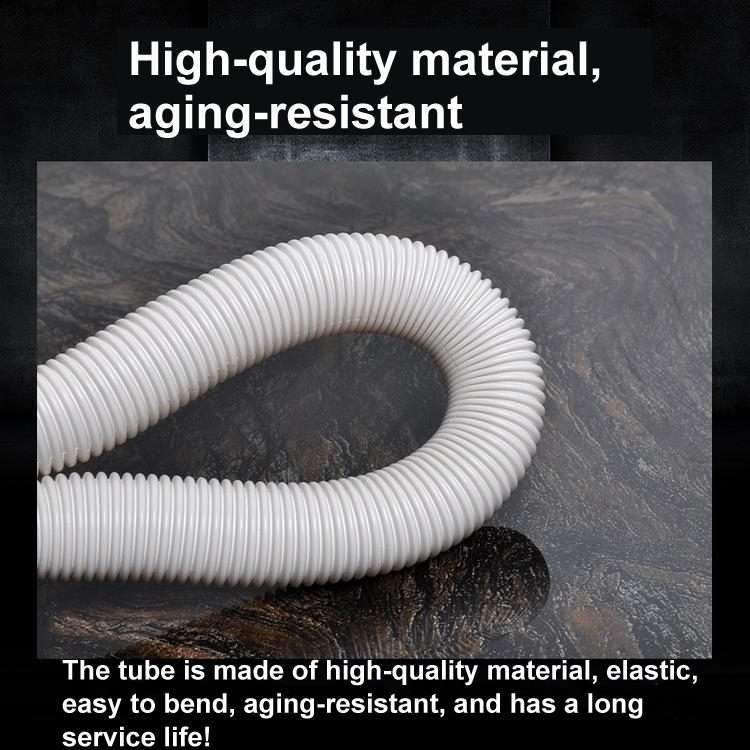 3m Diameter 32mm Extended Drain Hose for Washing Machine / Kitchen Basin / Bathtub