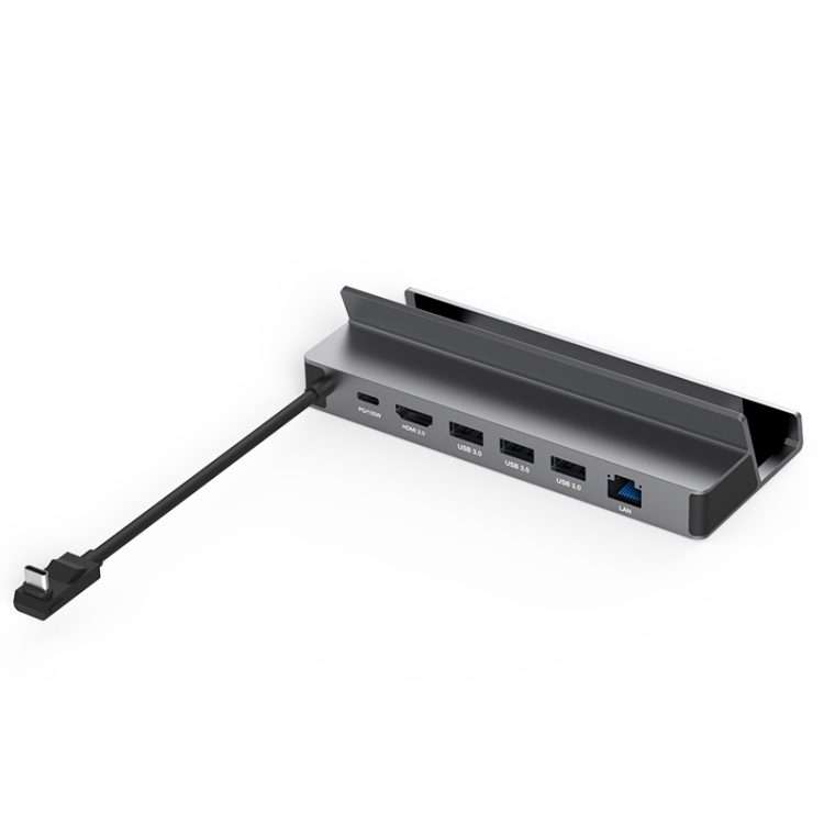 6-in-1 For Steam Deck/ROG Blueendless DS601 Type-C Game Console Base HUB Docking Station