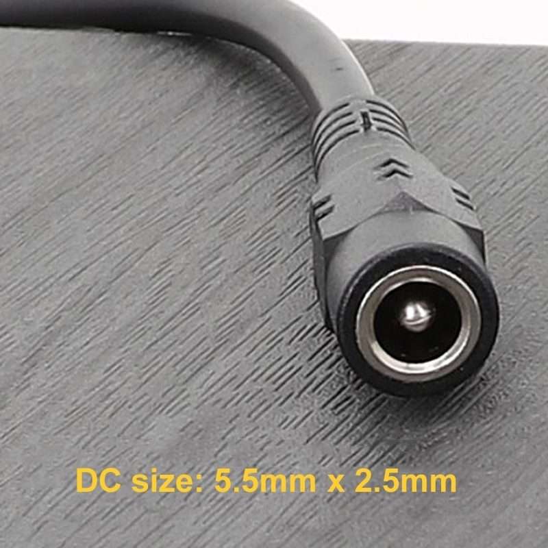Adapter DC 5.5 x 2.5mm To Hard Disk Power Supply Cable, Model: One To Three SATA