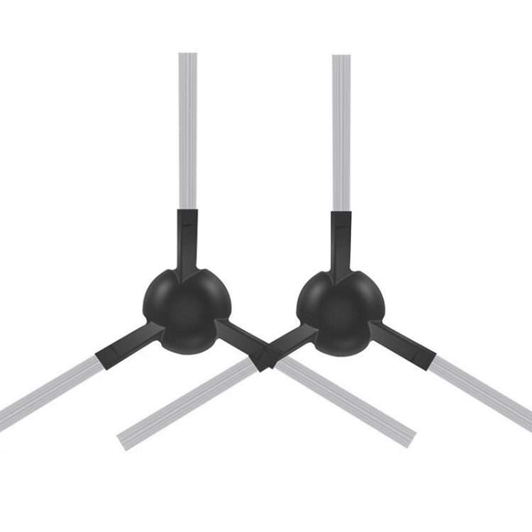 For Dreame L20 Ultra / X20 Pro / X20 Pro Plus Robot Vacuum Accessories 1pair Black Side Brush