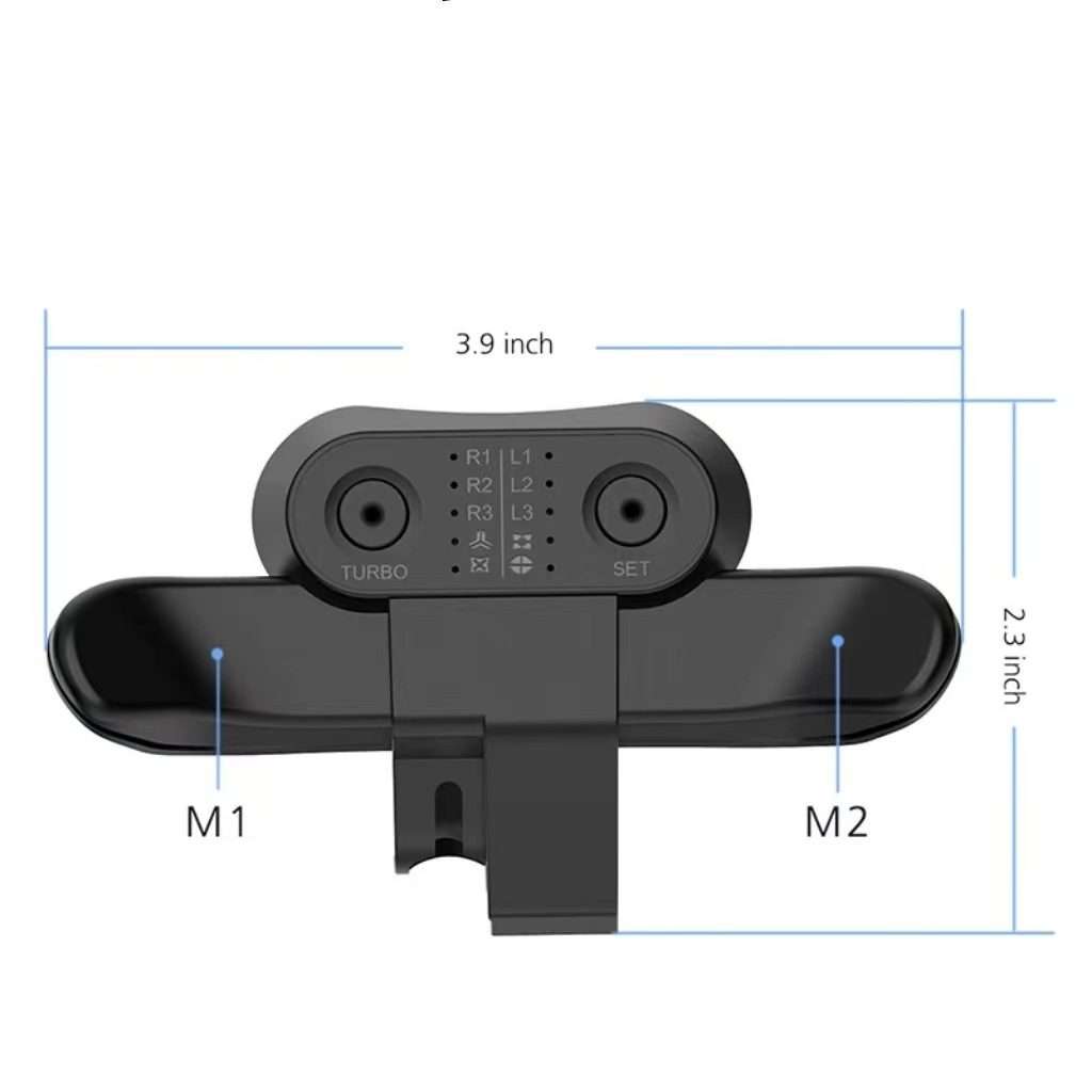 For PS4 Controller Back Button Attachment Programmable & TURBO Function