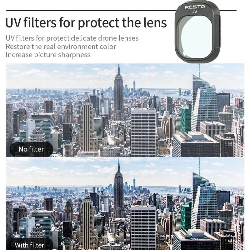 For DJI Mini 4 Pro RCSTQ Filter HD Protective Mirror Drone Accessories, Style: ND32