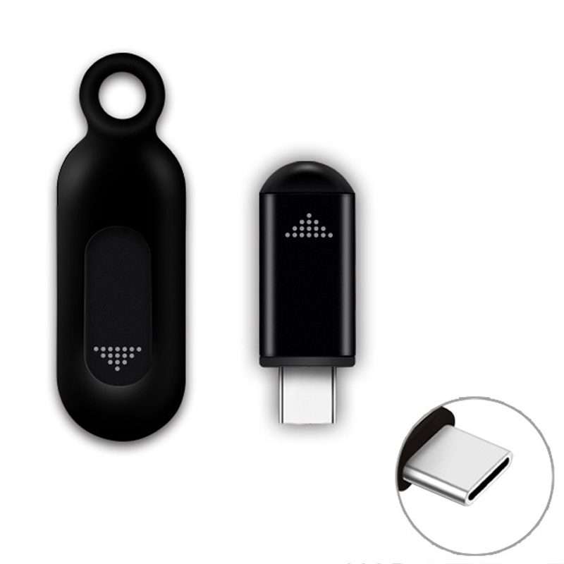 R09 For iPhone 15 Series Mobile Phone Infrared TV Air Conditioner Smart Remote C ... (Black USB-C)