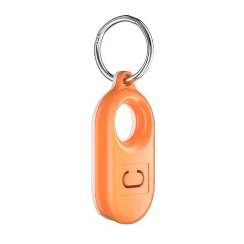 For Samsung Galaxy SmartTag2 Tracker Protective Case Location Full Cover PC Case ... Orange+White