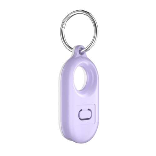 For Samsung Galaxy SmartTag2 Tracker Protective Case Location Full Cover PC Case ... Purple+White