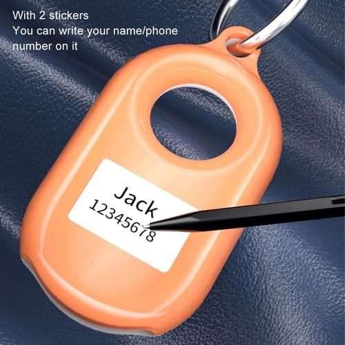 For Samsung Galaxy SmartTag2 Tracker Protective Case Location Full Cover PC Case ... Purple+White