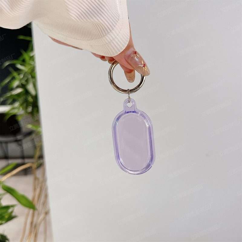 For Samsung Galaxy SmartTag2 TPU Full Cover Protective Case Tracker Shell(Transparent Blue)