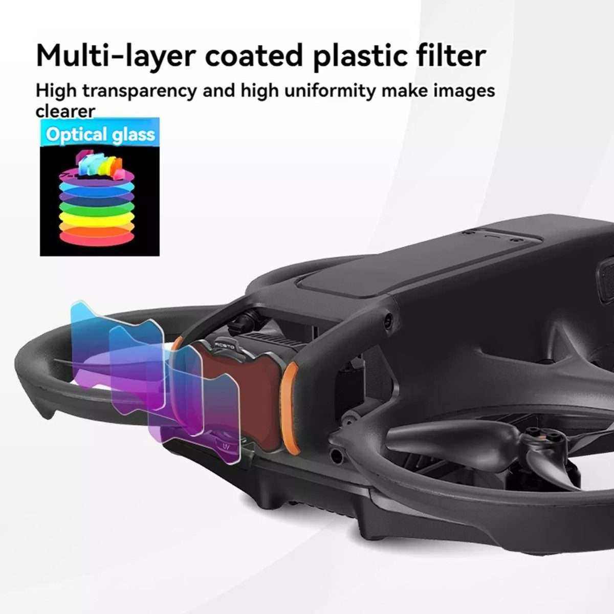 For DJL Avata RCSTQ Crossing Machine Filter Protective Mirror Accessories, Style: ND32