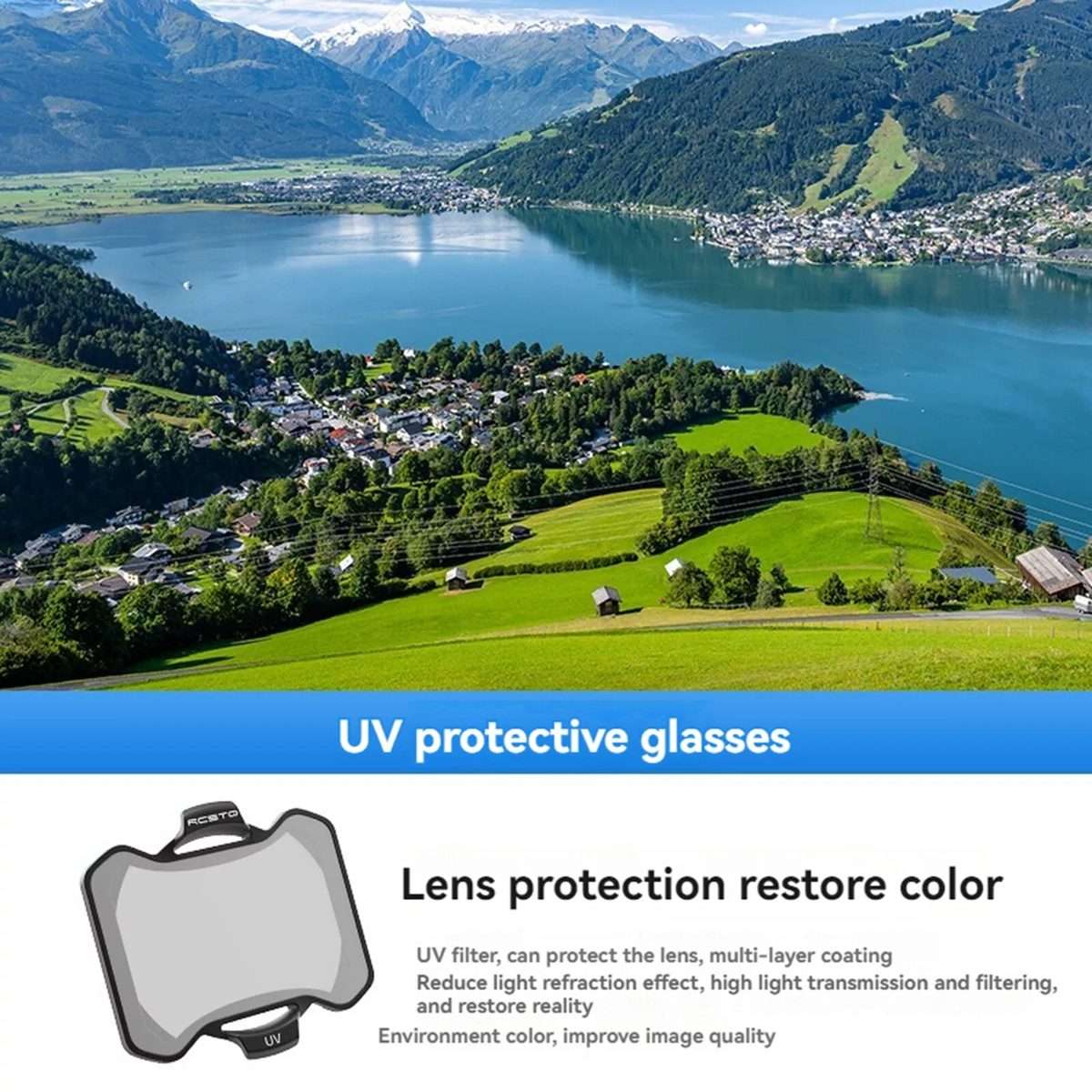 For DJL Avata RCSTQ Crossing Machine Filter Protective Mirror Accessories, Style: ND32