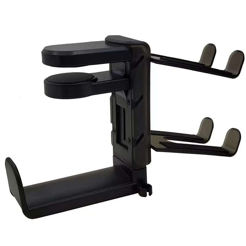360 Degree Rotation Headset Bracket With Game Handle Organizer(Black)