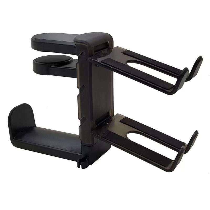 360 Degree Rotation Headset Bracket With Game Handle Organizer(White)