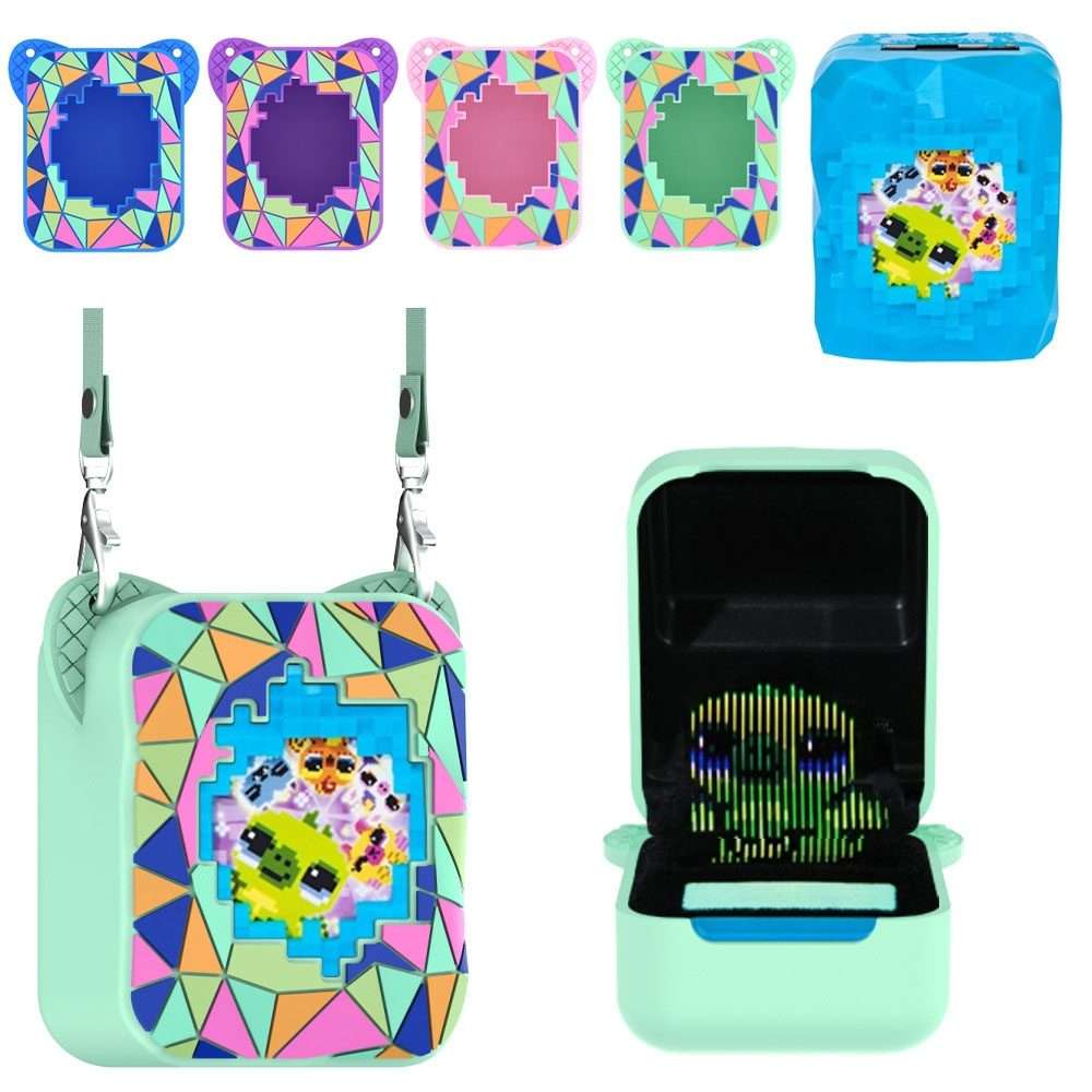 For Bitzee Magicals Digital Electronic Pet Gaming Machine Silicone Protective Cover(Blue)