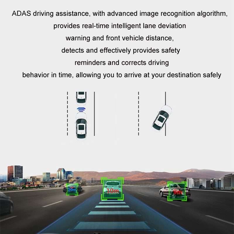 Android ADAS HD Night Vision 1080P USB Driving Recorder, Model: Single Lens(32G Memory Card)