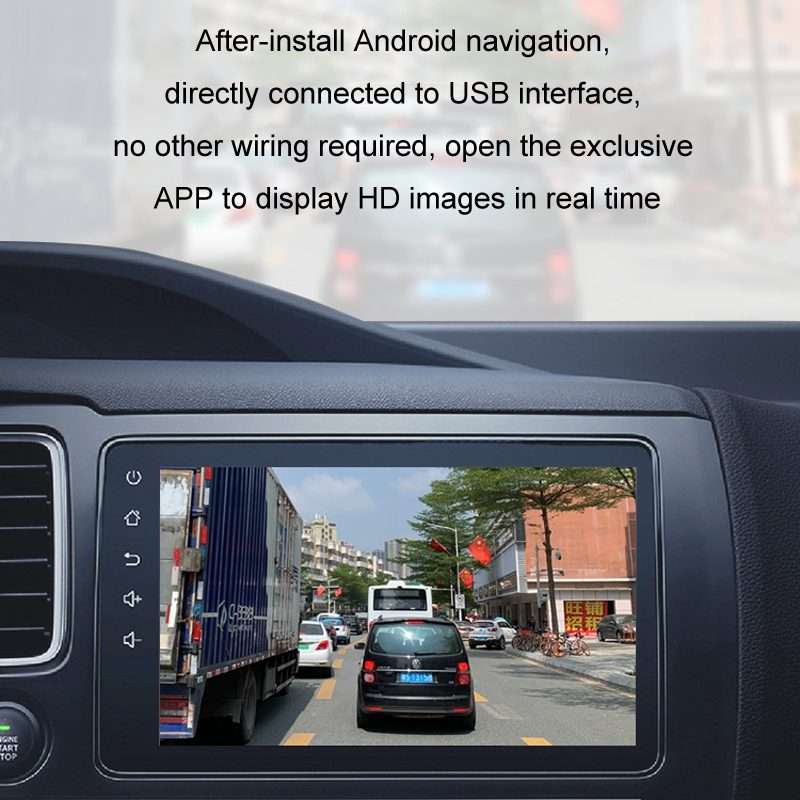 Android ADAS HD Night Vision 1080P USB Driving Recorder, Model: Single Lens(32G Memory Card)