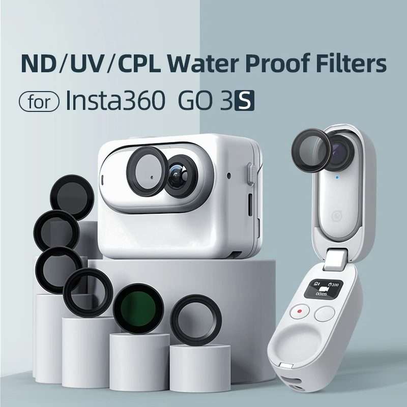 For Insta360 GO 3S Sports Camera aMagisn Waterproof Filter Protective Lens ND8/16/32/64