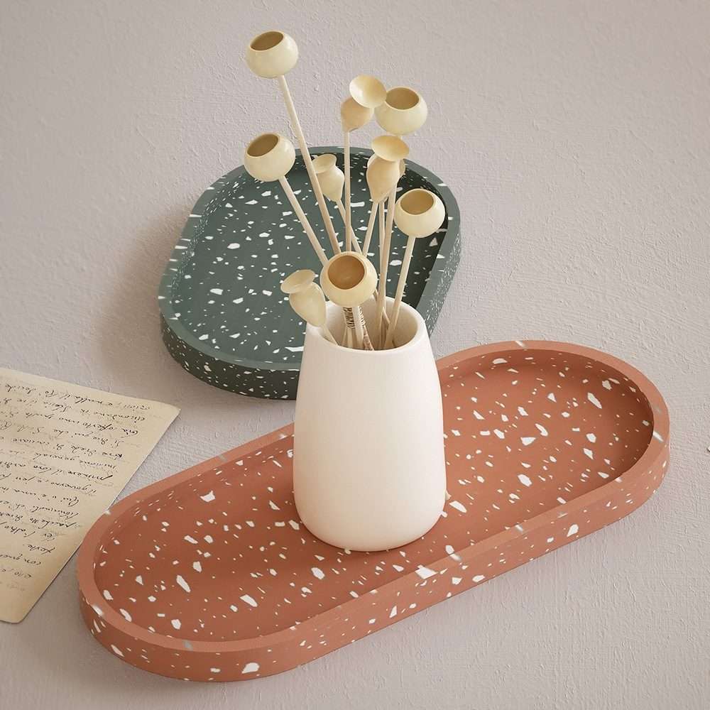 DIY Epoxy Oval Tray Dish Mold Silicone Mold for Flower Pot Base, Spec: 005