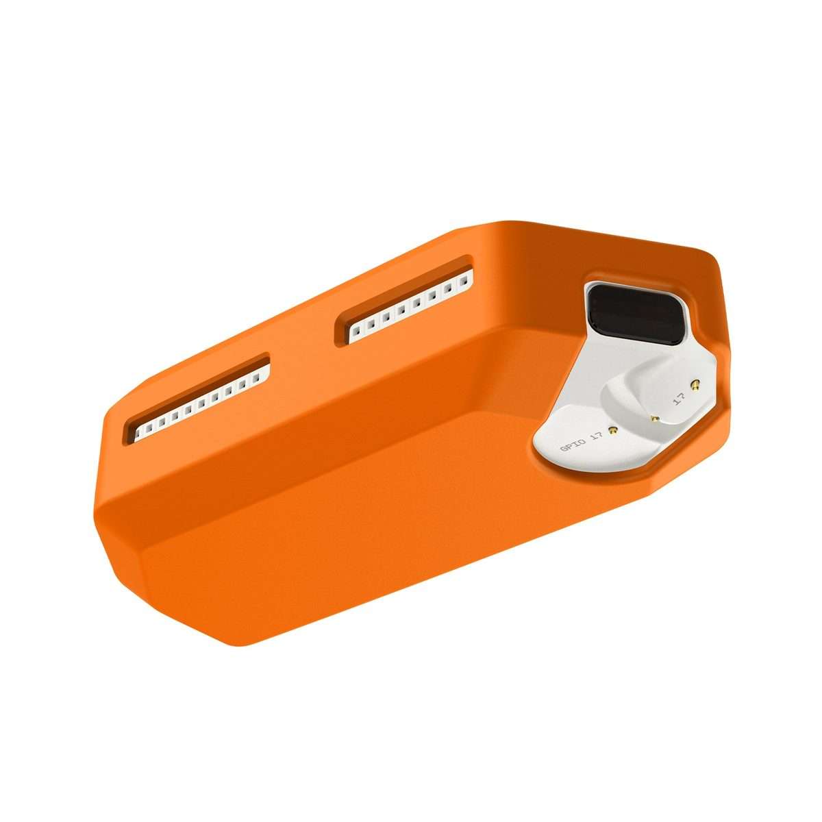 For Flipper Zero Electronic Pet Silicone Full-Cover Protective Case(Orange)