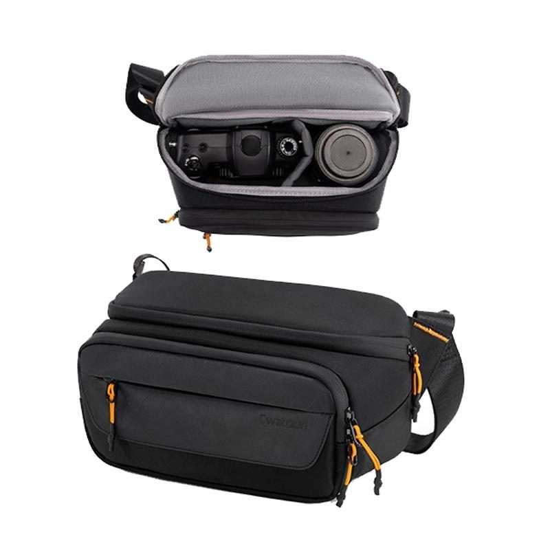 Cwatcun D133 Camera Chest Bag Multi-functional Handheld Slanting Cross Shoulder Camera Casual Bag,