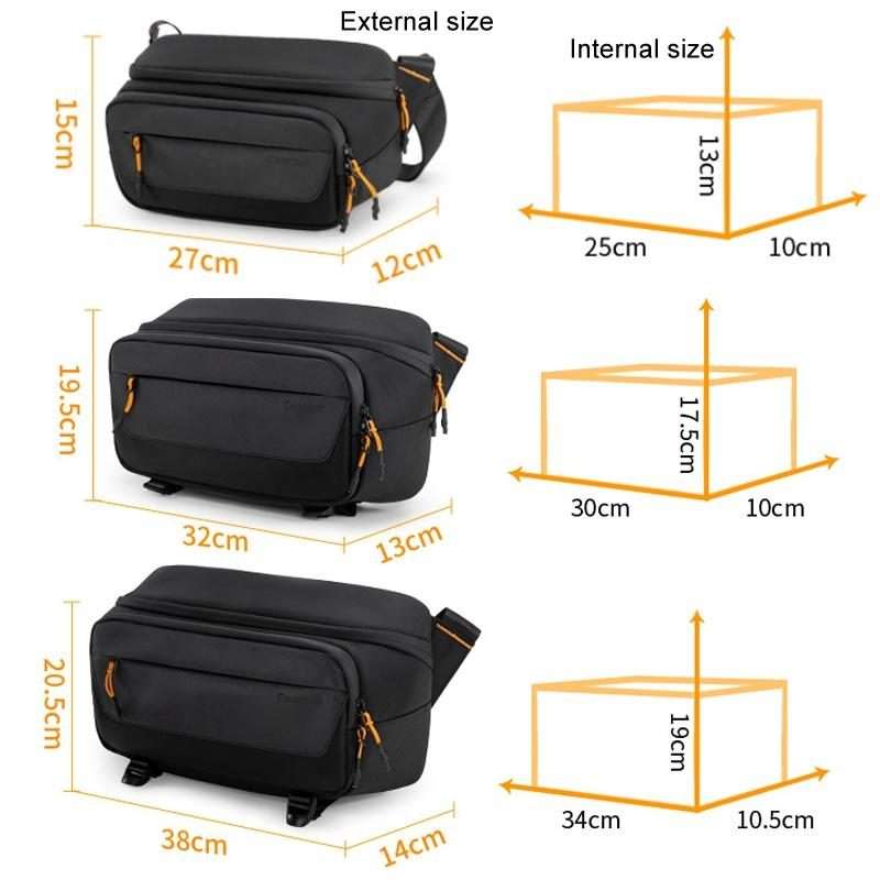 Cwatcun D133 Camera Chest Bag Multi-functional Handheld Slanting Cross Shoulder Camera Casual Bag,