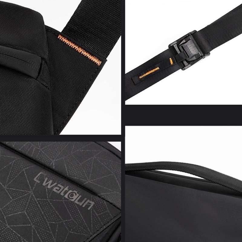 Cwatcun D133 Camera Chest Bag Multi-functional Handheld Slanting Cross Shoulder Camera Casual Bag,
