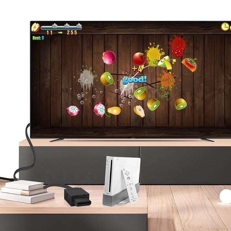 For Nintendo Wii To HDMI Converter Adapter Cable 1m 1080P For Full HD Device