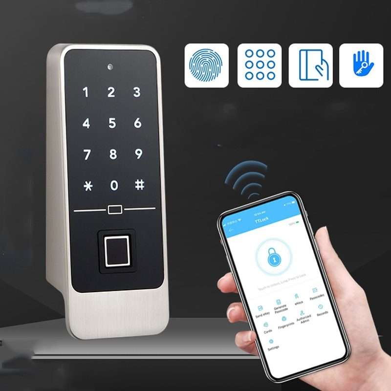 F8 Electronic Cabinet Lock Keyless Password Intelligent Card Unlock, Spec: Basic Version