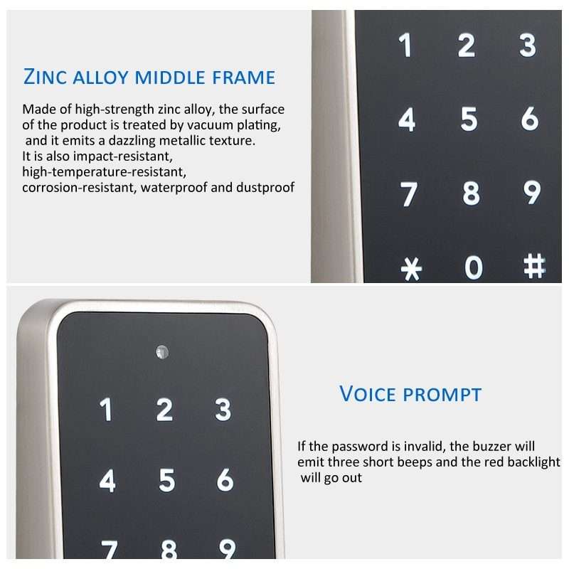 F8 Electronic Cabinet Lock Keyless Password Intelligent Card Unlock, Spec: Basic Version