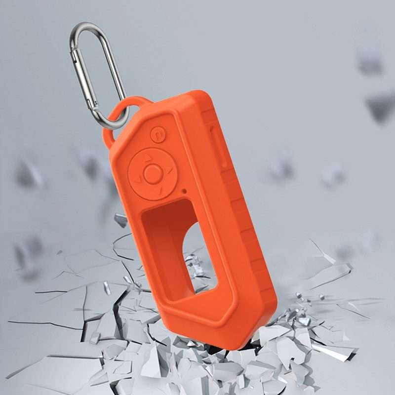 For Flipper Zero Electronic Pet Game Console Cover Anti-slip Silicone Protective Case(Orange)