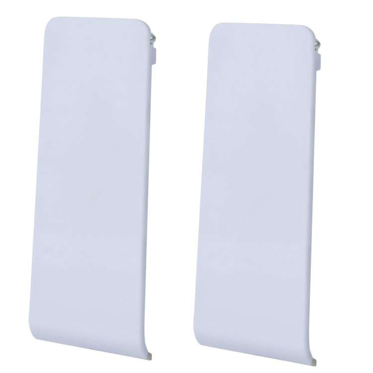 For Nintendo Switch Console 2pcs Replacement Kickstand Back Shell Holder(White)