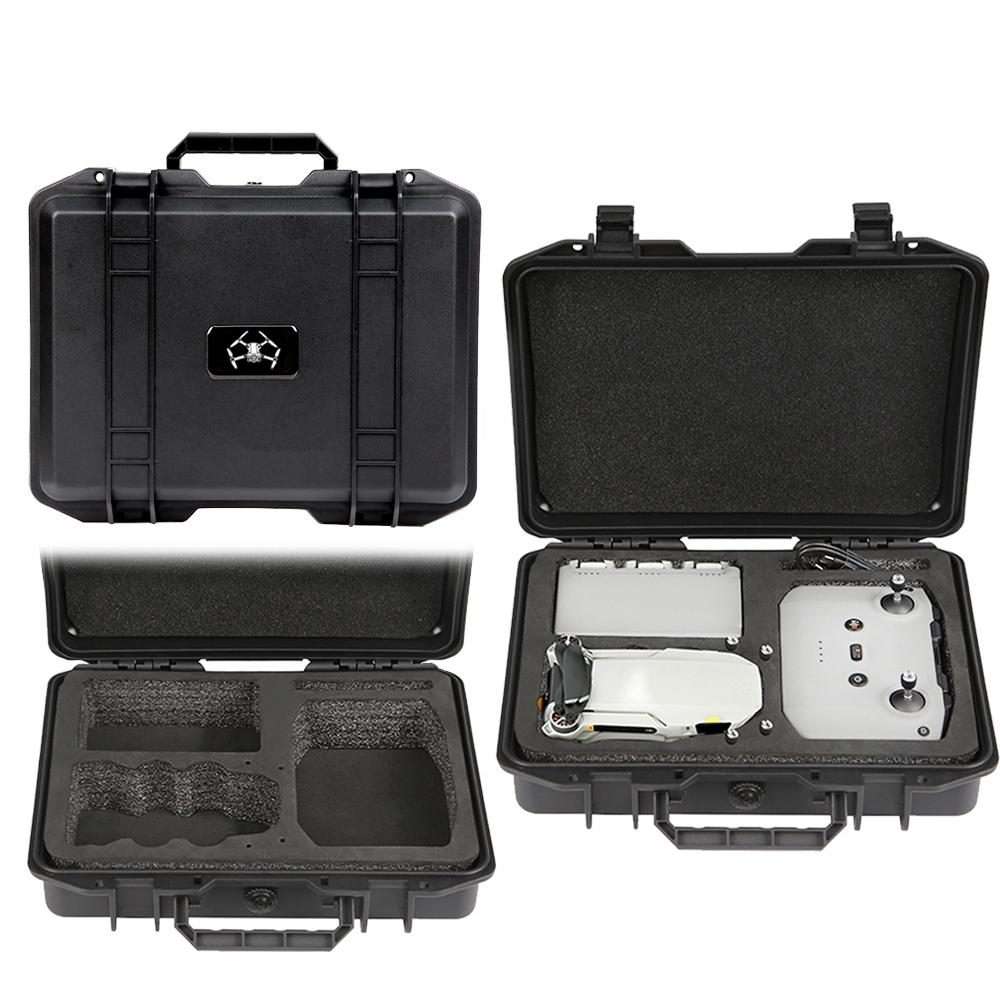 For DJI Mini 4K / Mini 2 SE / Mini 2 Suitcase Explosion-Proof Box Compatible With RC-N ... (Black)