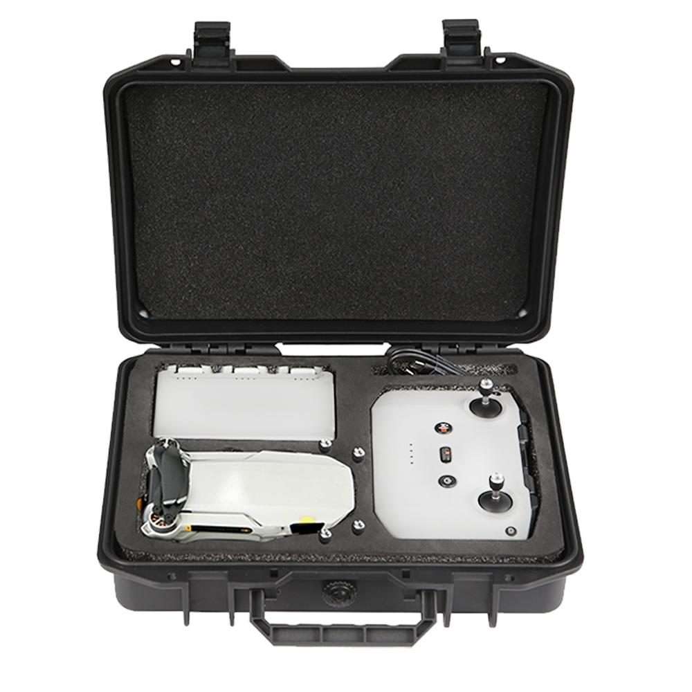 For DJI Mini 4K / Mini 2 SE / Mini 2 Suitcase Explosion-Proof Box Compatible With RC-N ... (Black)