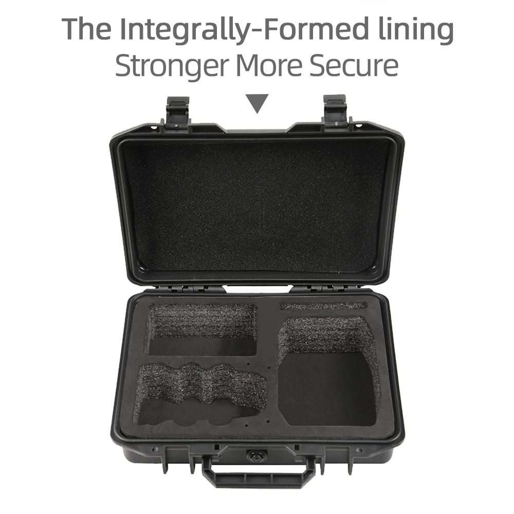 For DJI Mini 4K / Mini 2 SE / Mini 2 Suitcase Explosion-Proof Box Compatible With RC-N ... (Black)