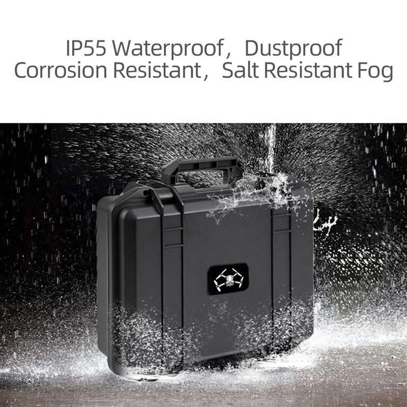 For DJI Mini 4K / Mini 2 SE / Mini 2 Suitcase Explosion-Proof Box Compatible With RC-N ... (Black)