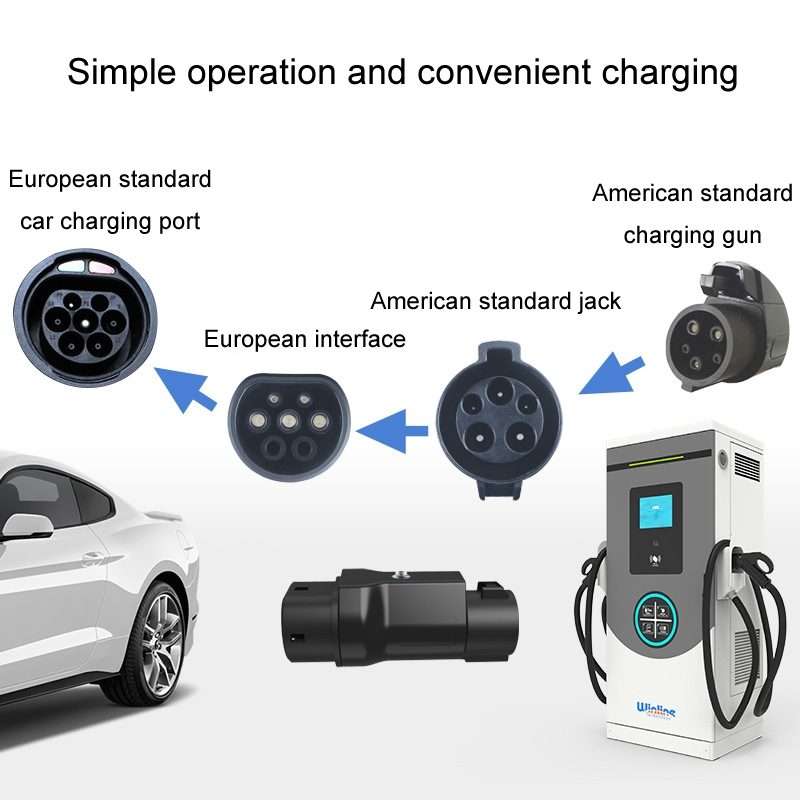 TYPE1-TYPE2 New Energy Vehicle Charging Pile Adapter(QYMZO-32-220V)