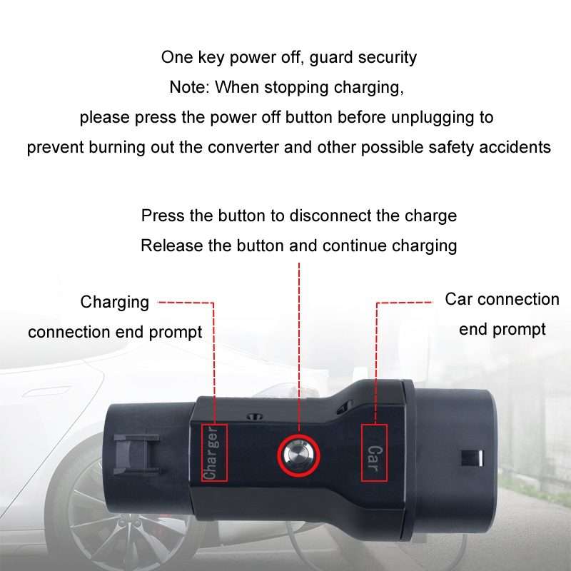 TYPE1-TYPE2 New Energy Vehicle Charging Pile Adapter(QYMZO-32-220V)