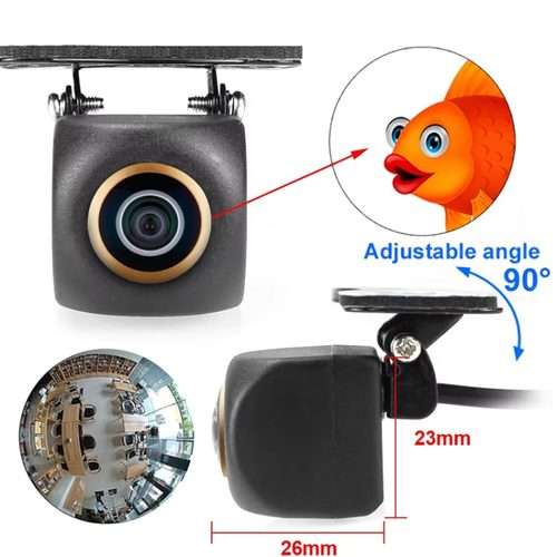 Car Universal HD Night Vision Rear View Reversing T ... AHD1080P Straw Hat Gold Edge Interpolation