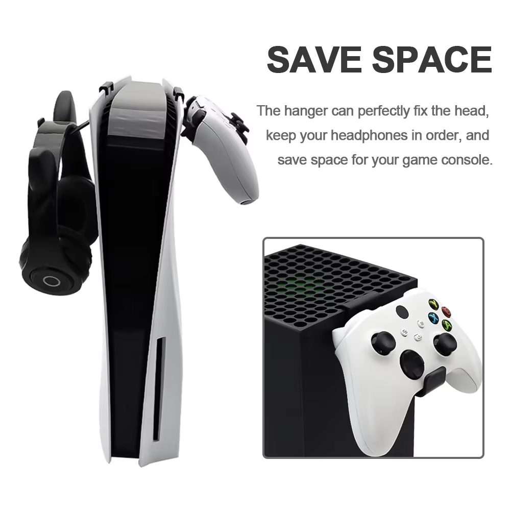 For PS5 / XBOX Series X Controller Earphone Hook Gamepad Holder, Spec: 2pcs