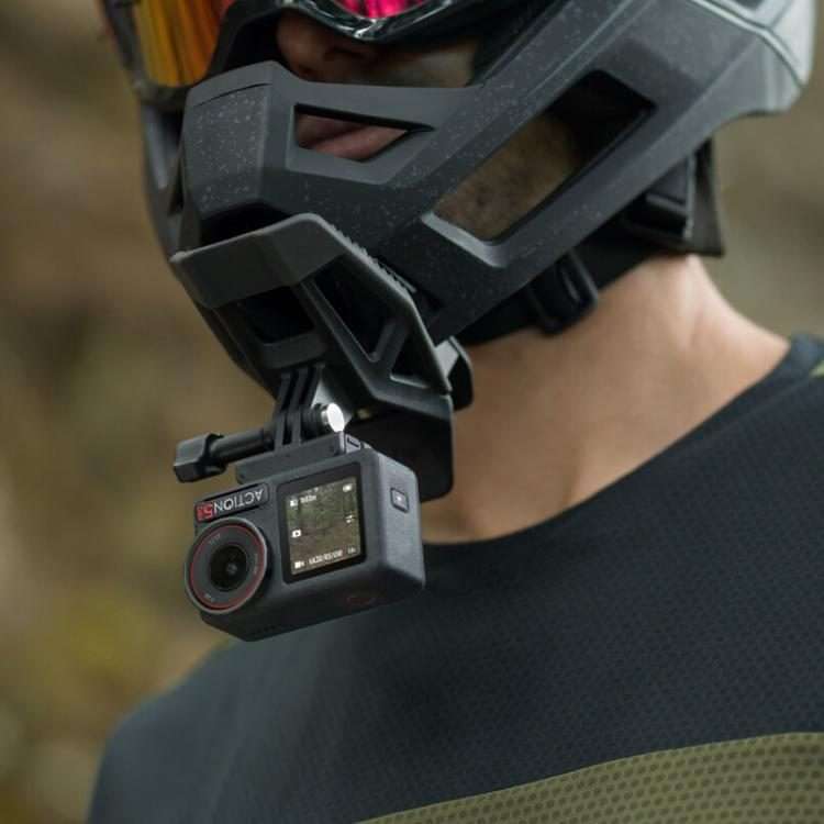 Original Helmet Chin Mount Clip For DJI Osmo Action 5 Pro / Action 4 / Action 3 / Action 2