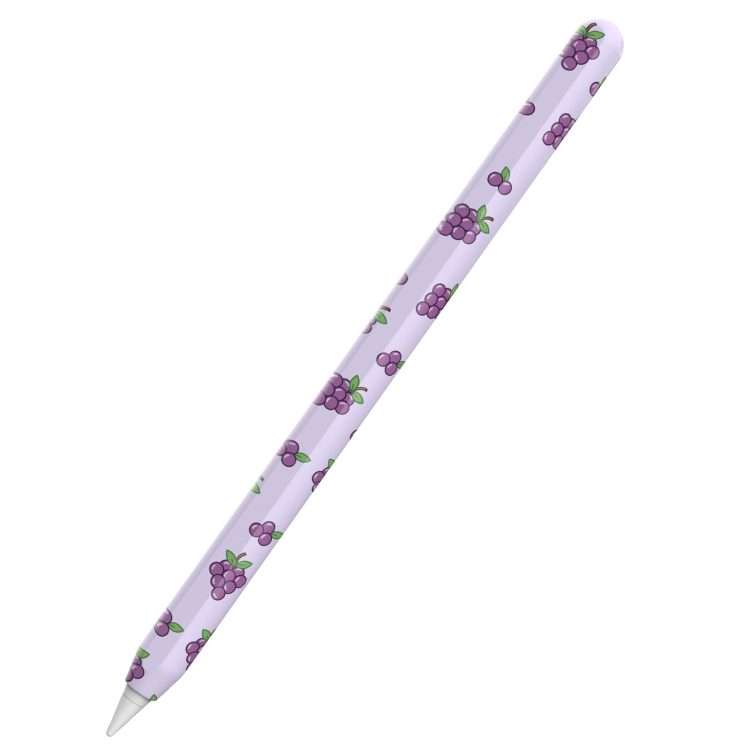 For Apple Pencil Pro / 2 AhaStyle PT65FT Silicone Pen Case(Grape)