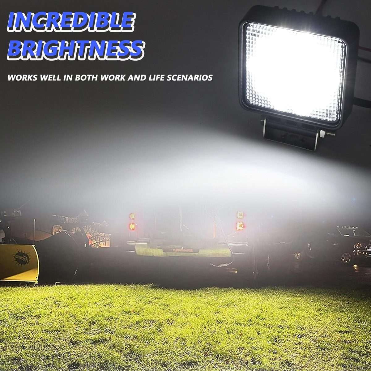 4 Inch Flood-Surface Mixed Luminous Square Light(D0083)