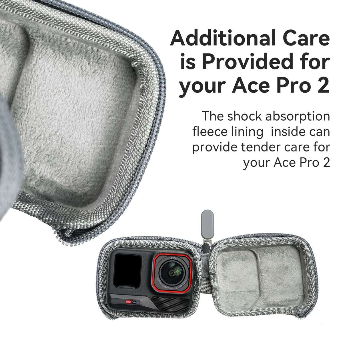 For Insta360 Ace Pro 2 / Ace Pro / Ace AMagisn Body Bag Protective Shell Accessories(Gray)