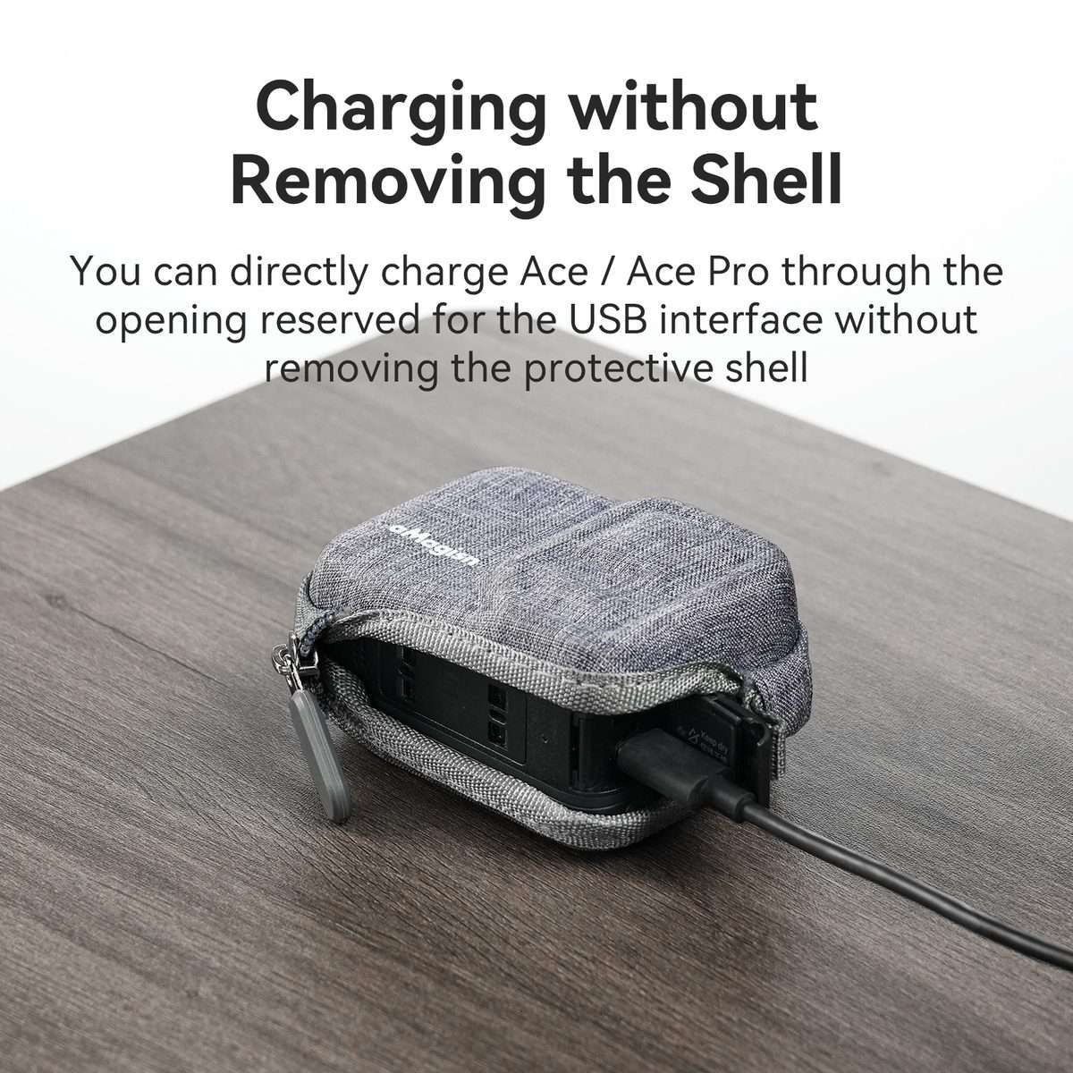 For Insta360 Ace Pro 2 / Ace Pro / Ace AMagisn Body Bag Protective Shell Accessories(Gray)