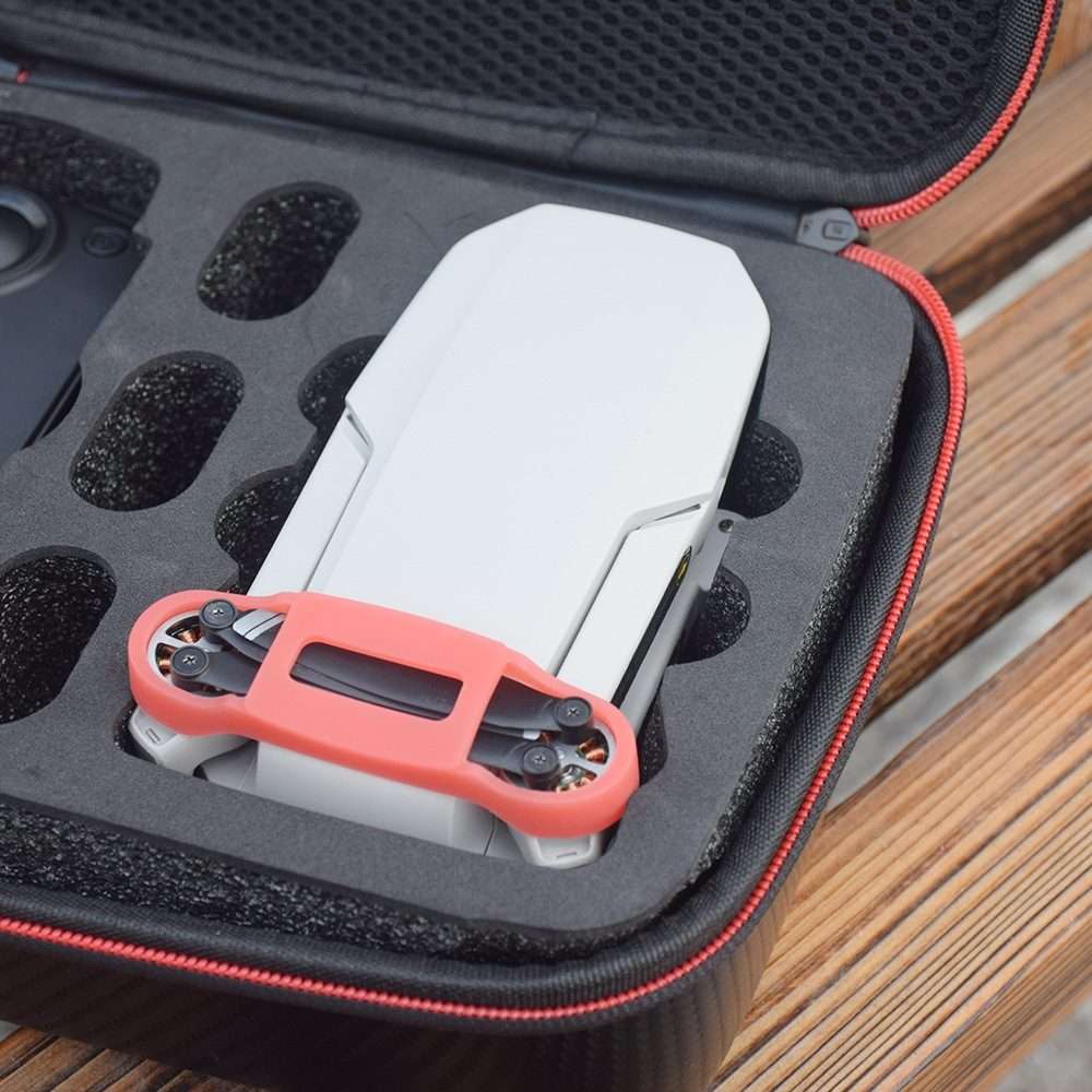BRDRC For DJI Mavic Mini / 2 SE Propeller Holder, Color: Red