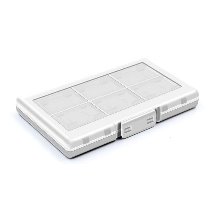 For Nintendo Switch / Switch Oled 12-in-1 Game Card Box Protective Case(White)