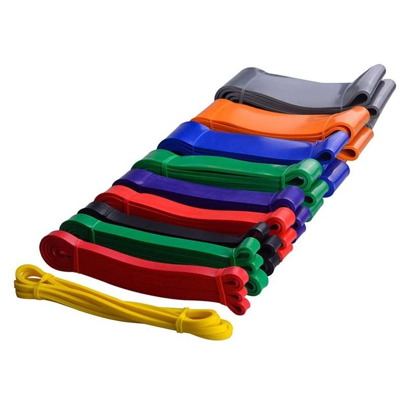 Resistance Band Latex Strength Training Resistance Ring Pull-Ups Assisted ... 2080x4.5x102mm Gray